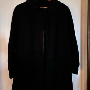 Collared full length coat